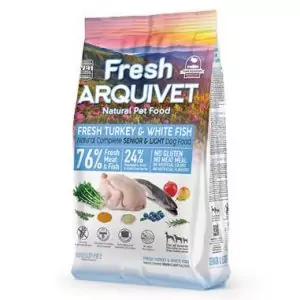 Alimento semihúmedo para perros Senior & Light de Pavo y pescado blanco 2,5 kg frescos - 2,5Kg